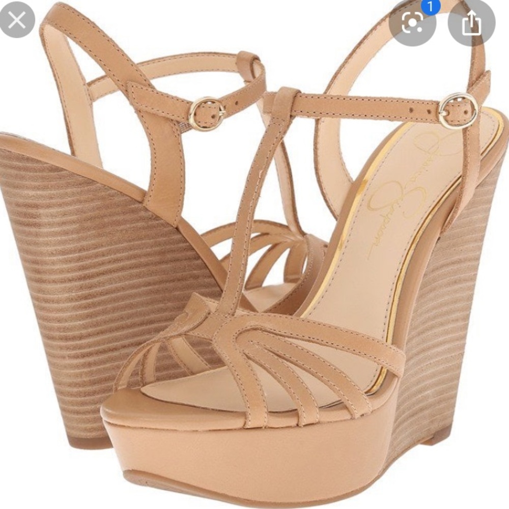 Jessica Simpson Bevin wedges